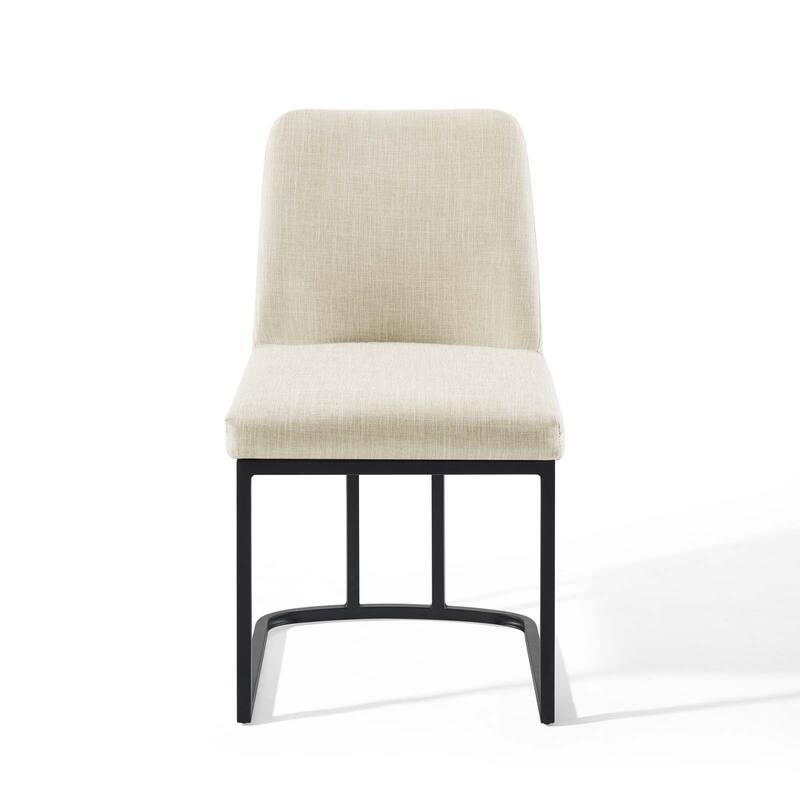 Porch & Den Shadow Hills Upholstered Sled Base Dining Chair