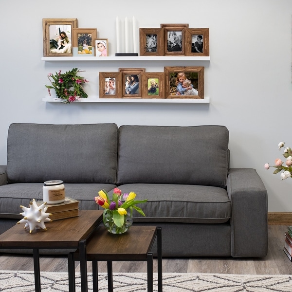 60 inch picture ledge white clearance