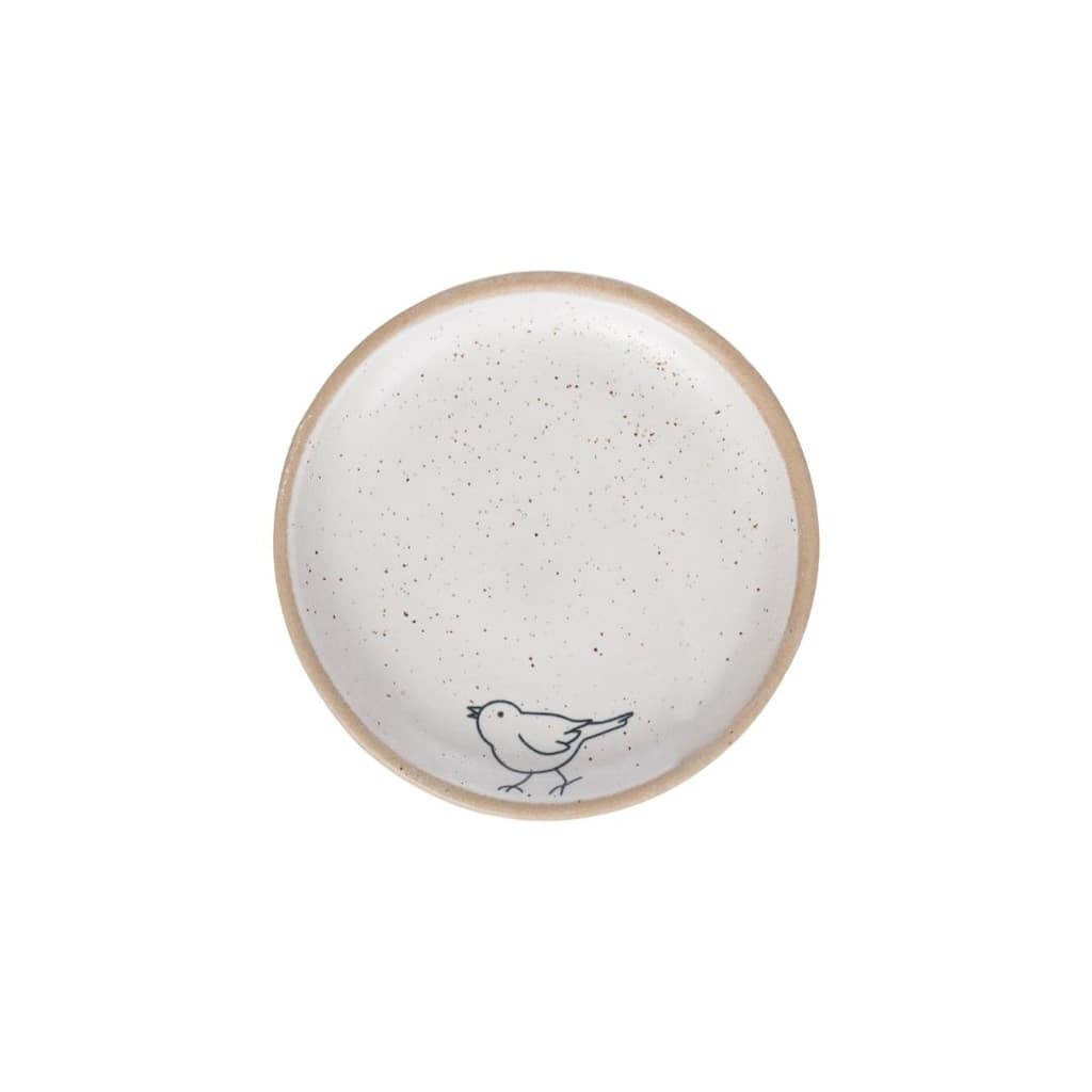 Transpac Ceramic Trinket Dish w/Bird Home Decorations Spring