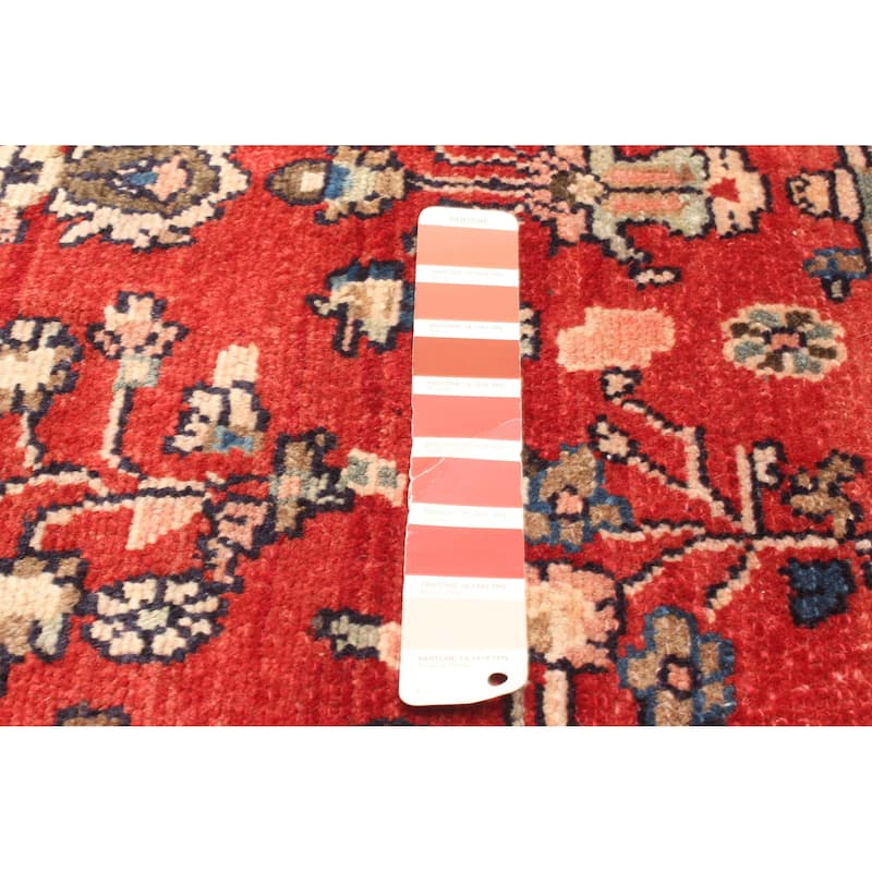 ECARPETGALLERY Hand-knotted Andelz Red Wool Rug - 3'1 x 6'8