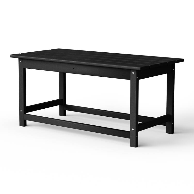Laguna Hdpe All Weather Outdoor Patio Rectangular Coffee Table