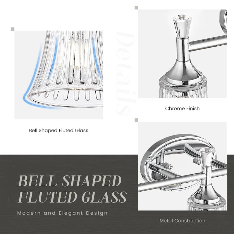 5-Light Bathroom Vanity Lights for Bathroom