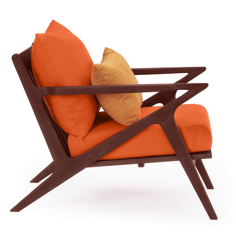 Vaughn 2 Piece Sunbrella Outdoor Patio Club Chairs
