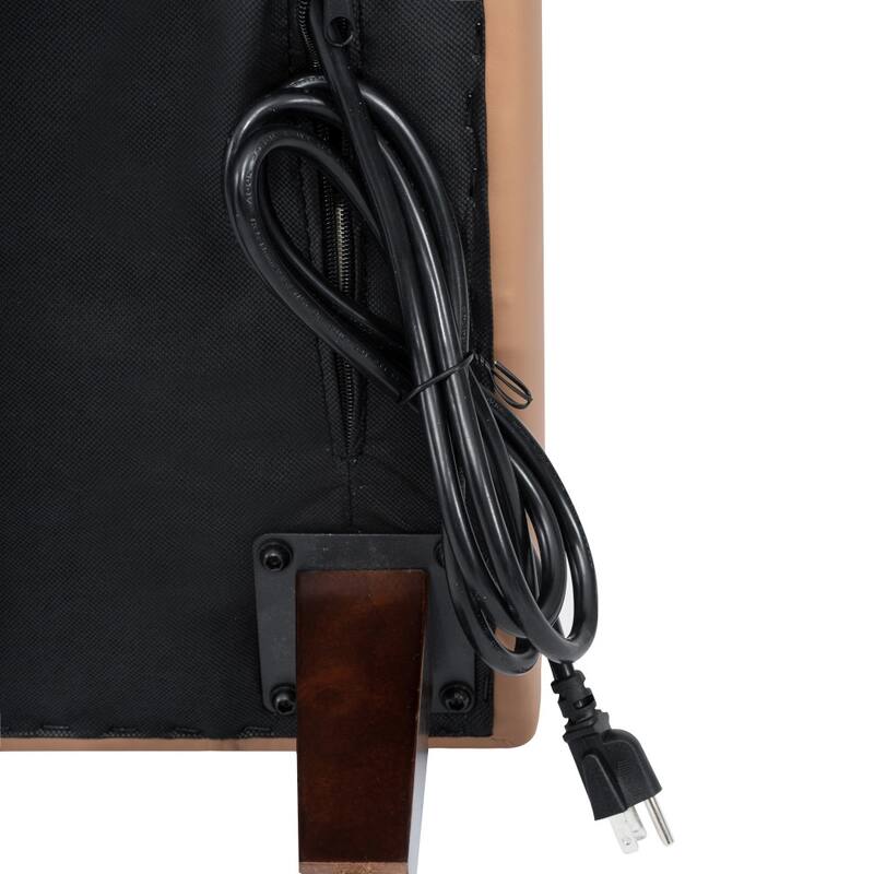 Commercial Lobby Chair with Outlets/USB/USB-C Charging Ports - 33"W x 31.25"D x 32.5"H