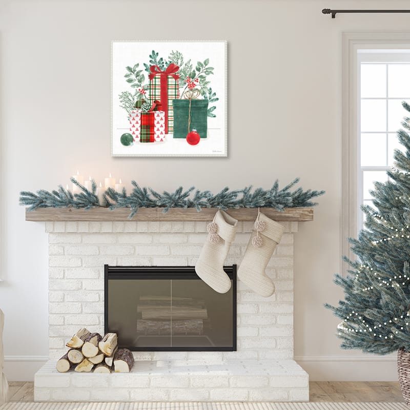 Classic Christmas II by Beth Grove Framed Canvas Wall Art Print