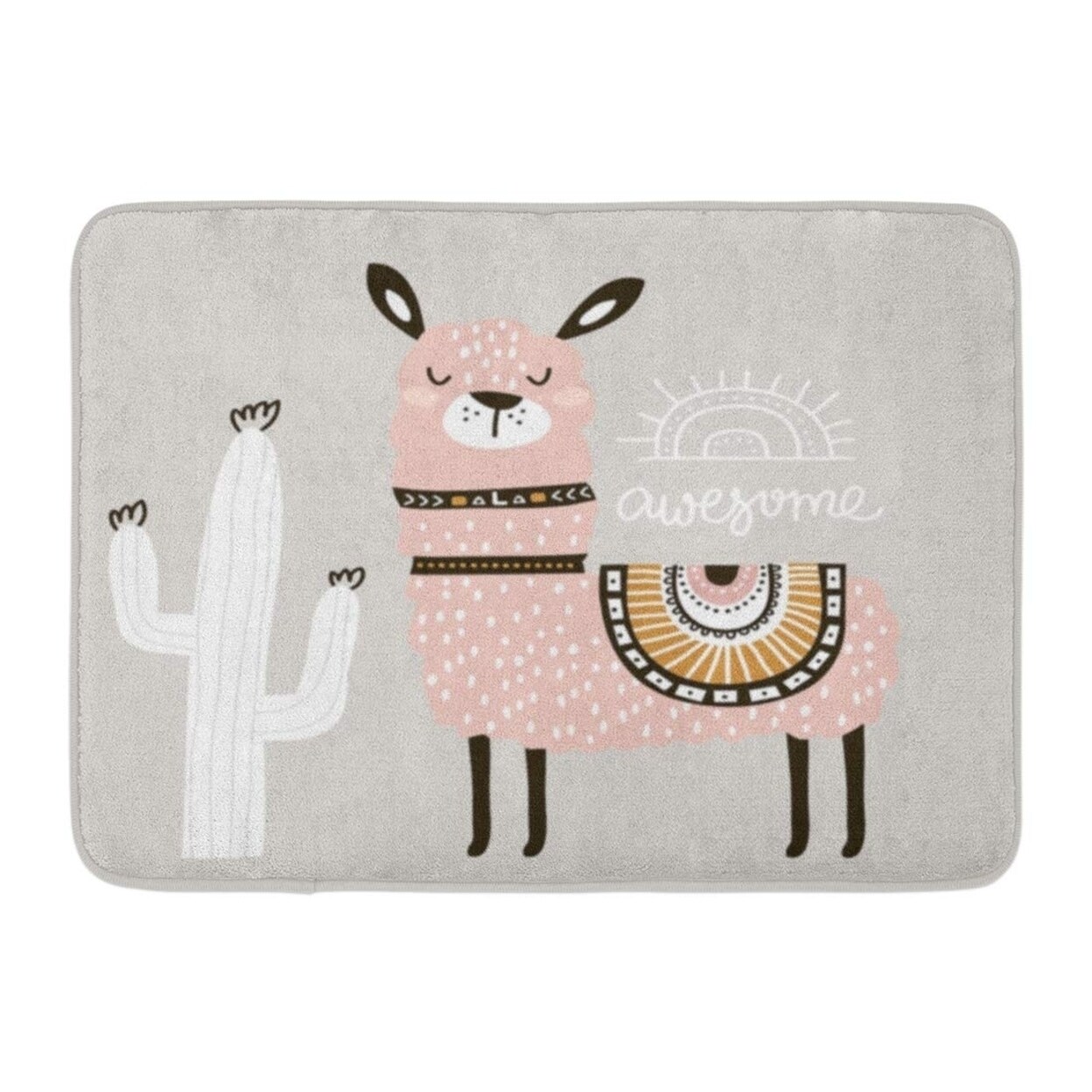 llama rug nursery
