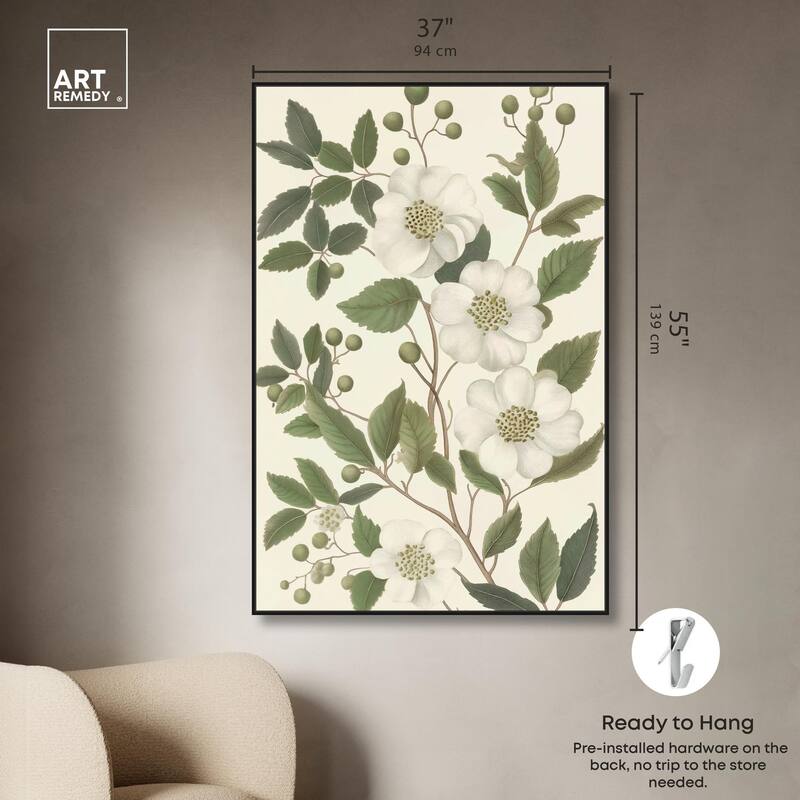 White Cherokee II Canvas by Art Remedy