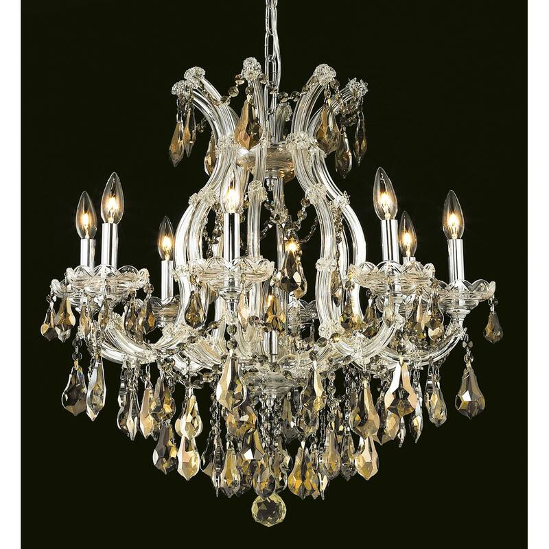 Fleur Illumination 9 light Chrome Chandelier