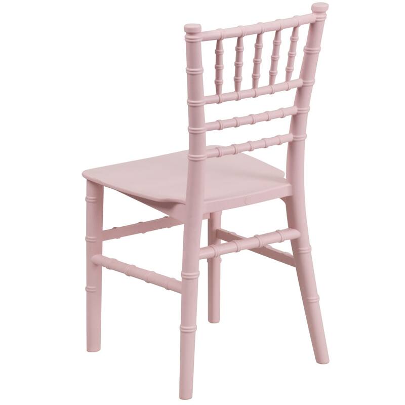 Child's Classic Resin Chiavari Chair for All Occasions - 12"D x 12"W x 24.75"H