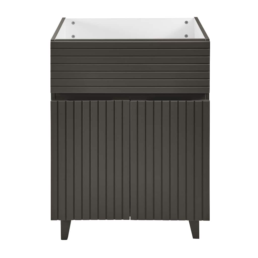 Bernay 24 Bathroom Vanity In Cedar Grey Cabinet Only
