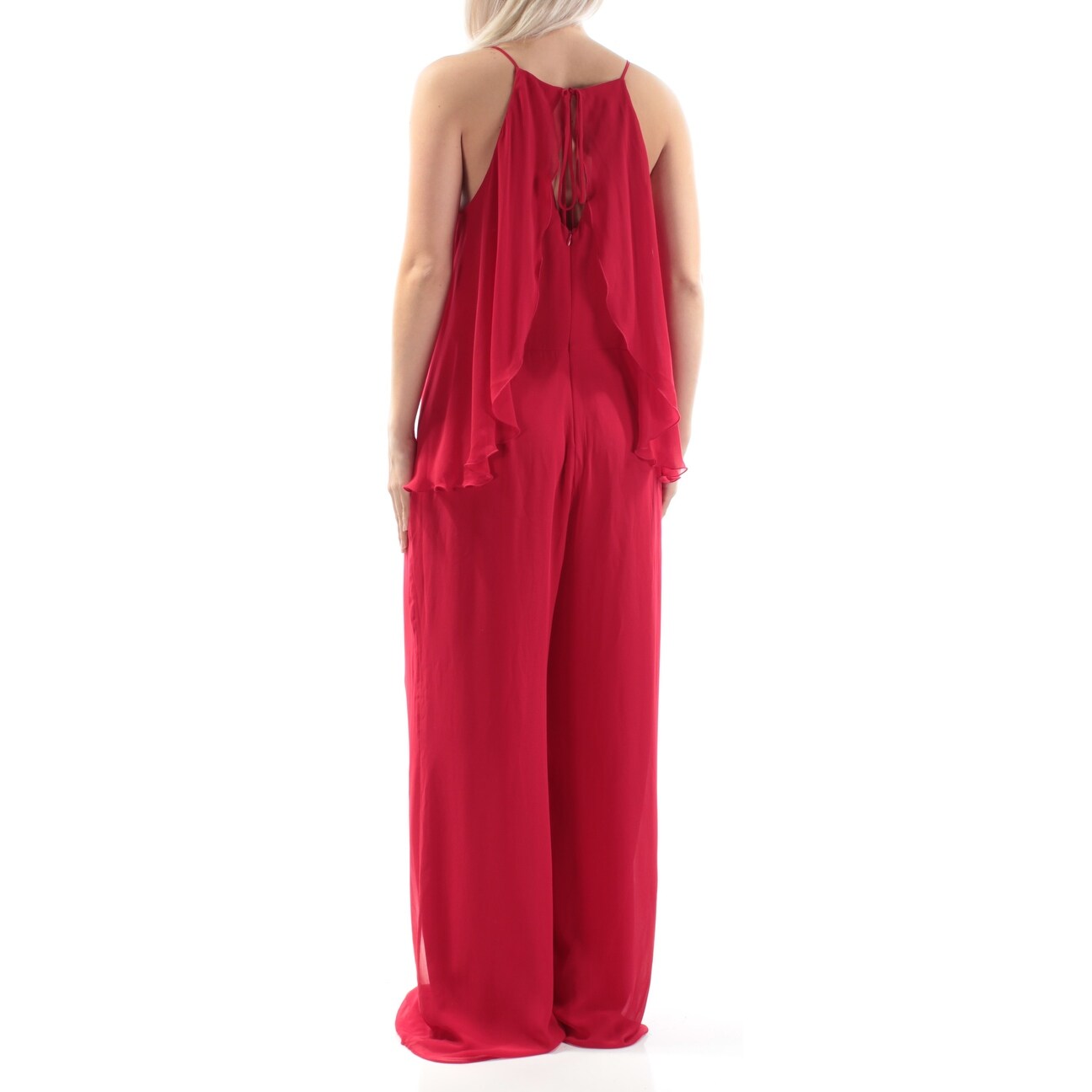 msk red jumpsuit