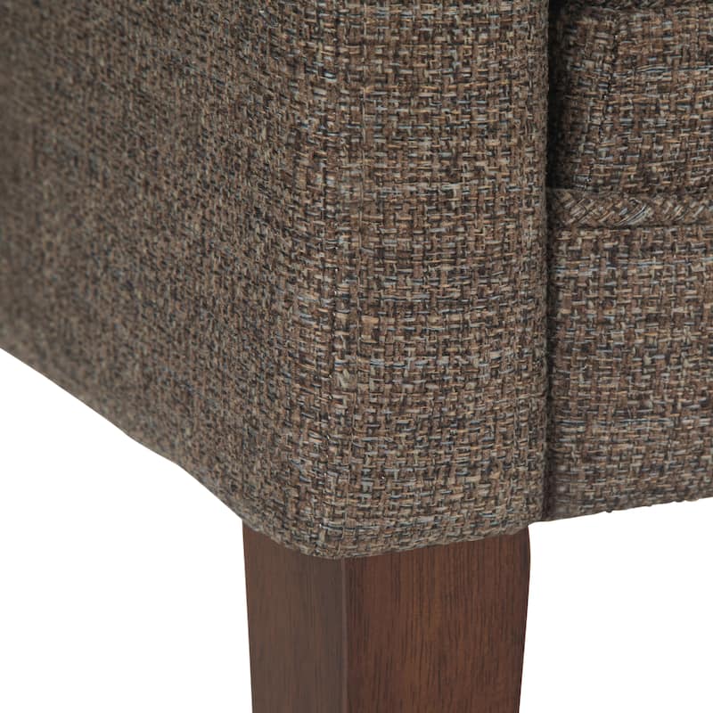WYNDENHALL Layla 50 inch Wide Contemporary Upholstered Bench - 50"x 22"x 23.8"