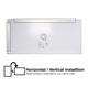 Wall Mounted Back Light Bathroom Framed LED Mirror Anti- Fog With Dimmable Light Touch Sensor And Memory Function