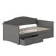 preview thumbnail 8 of 14, AFI Acadia Twin Size Daybed with Storage Drawers