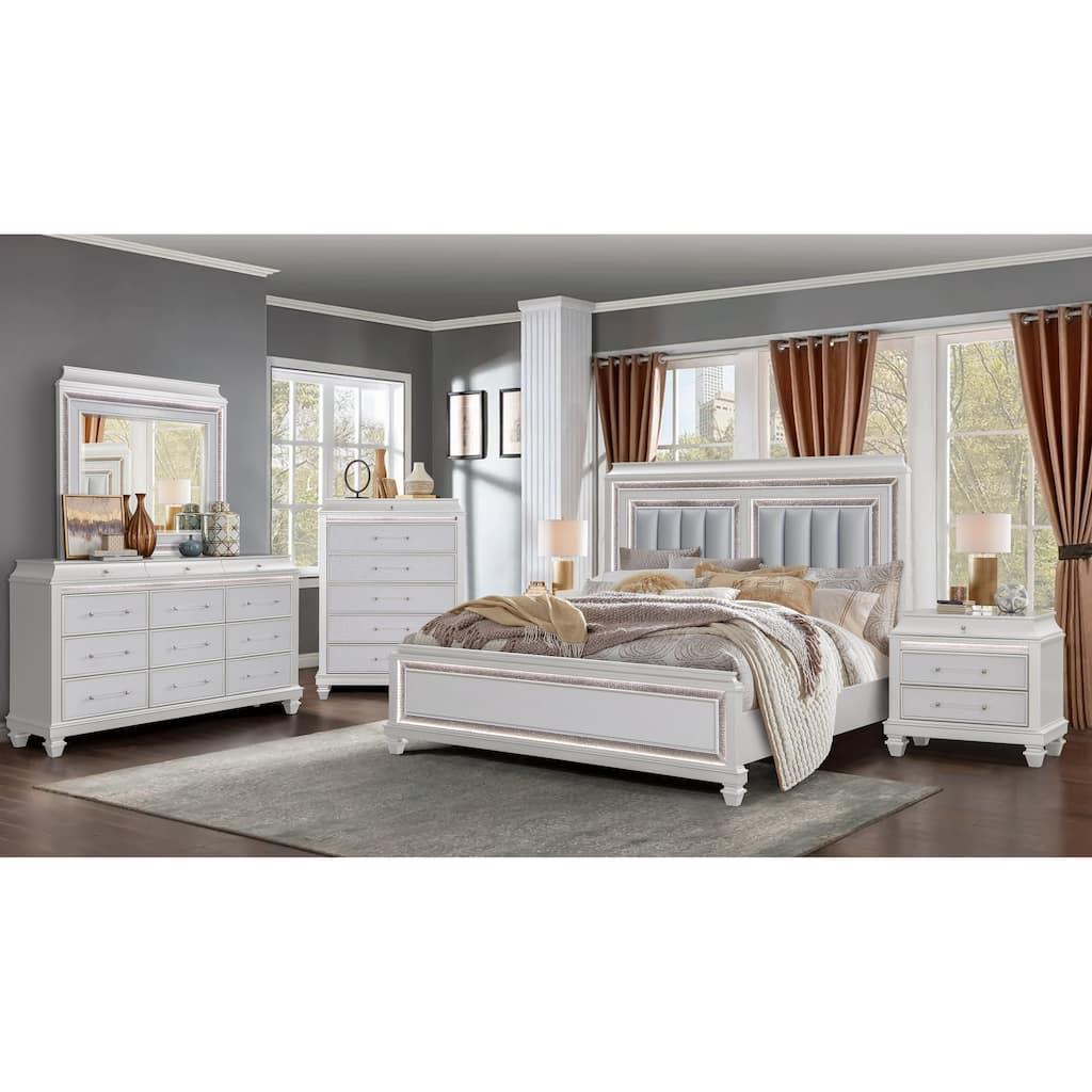 Sabrina Bedroom Set with LED Lighting