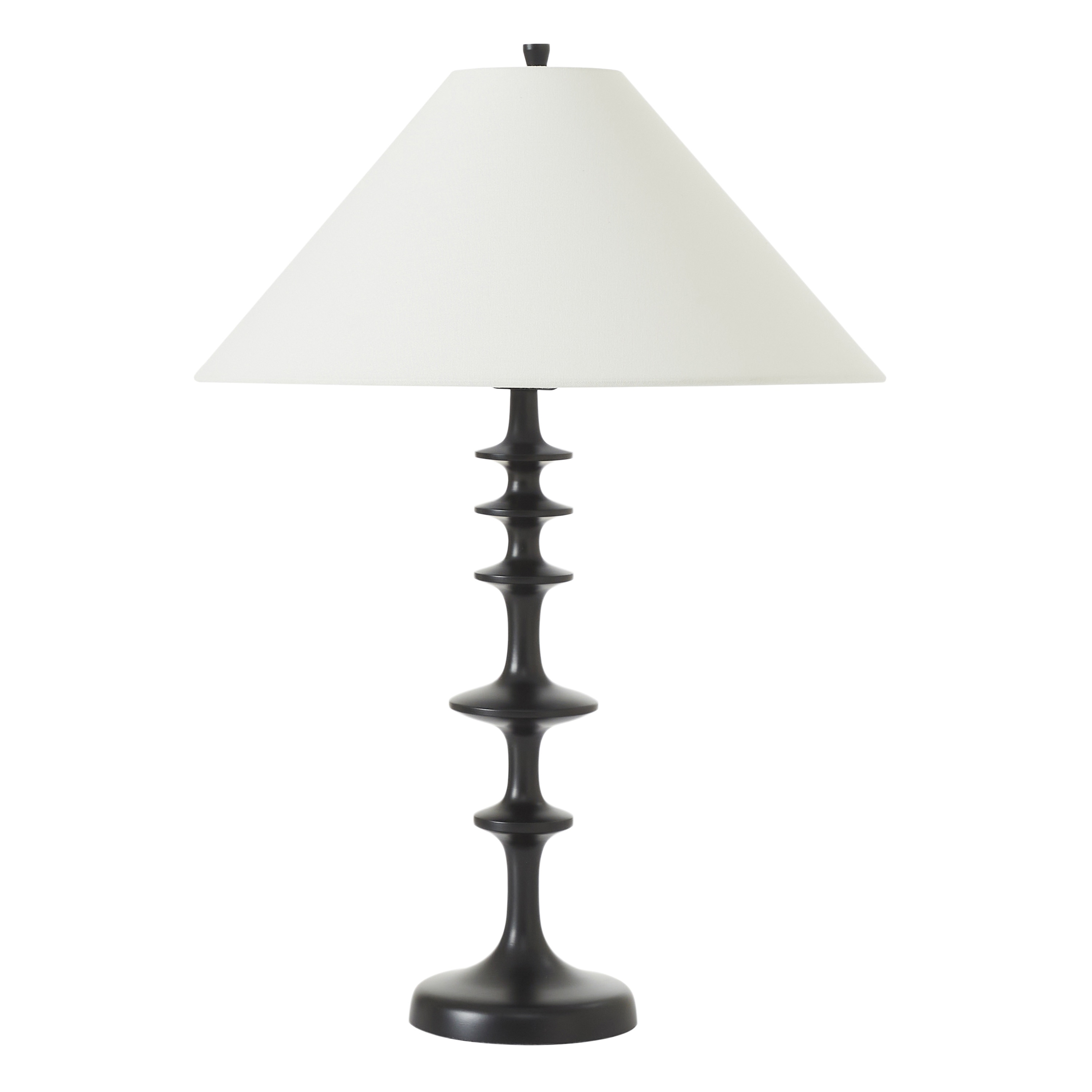 Renwil Petrus 26" Length Table Lamp, Matte Black