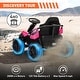 preview thumbnail 10 of 19, 24V Ride On Toys for Big Kids, 4 Eva Wheels Utv