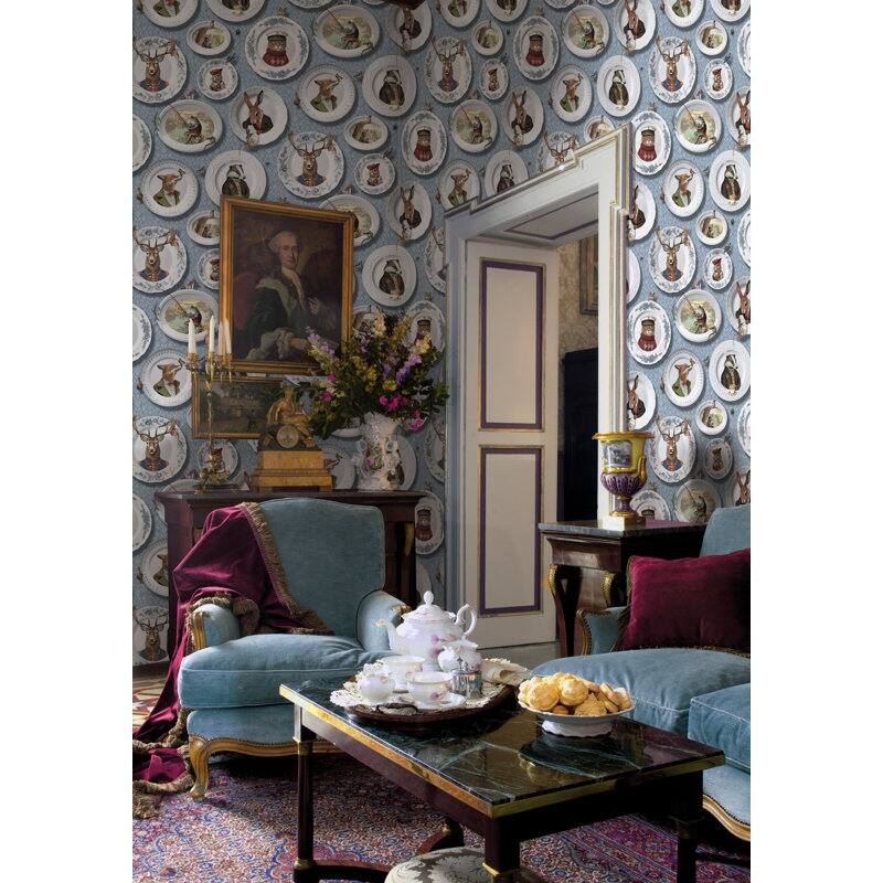 Tales of the Manor Non-Pasted Wallpaper - Covers 56 Square Feet