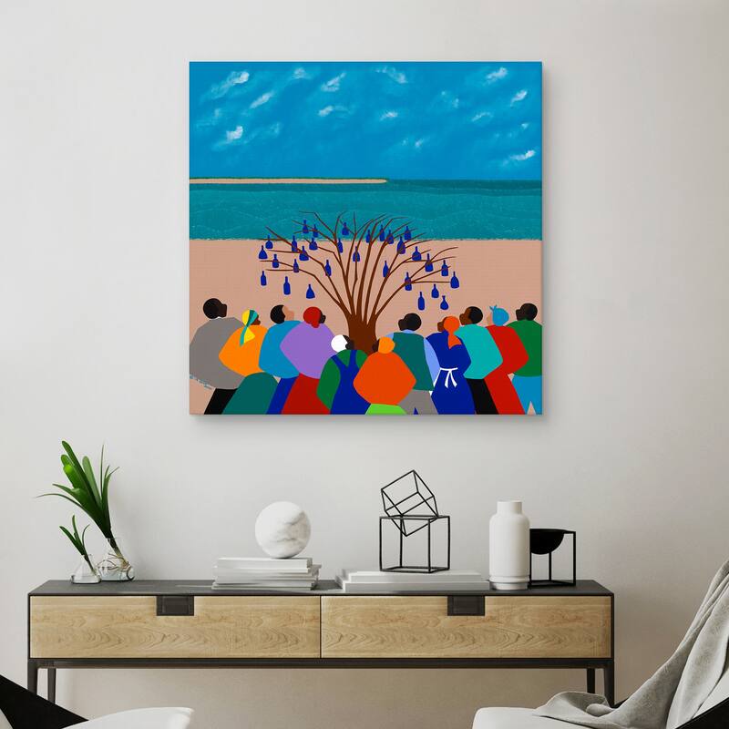 Bottle Tree Gullah Islands by Synthia SAINT JAMES Canvas Art Print