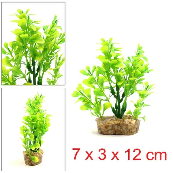 Shop Plastic Plant Aquarium Reptile Tank Terrarium Habitat Decor