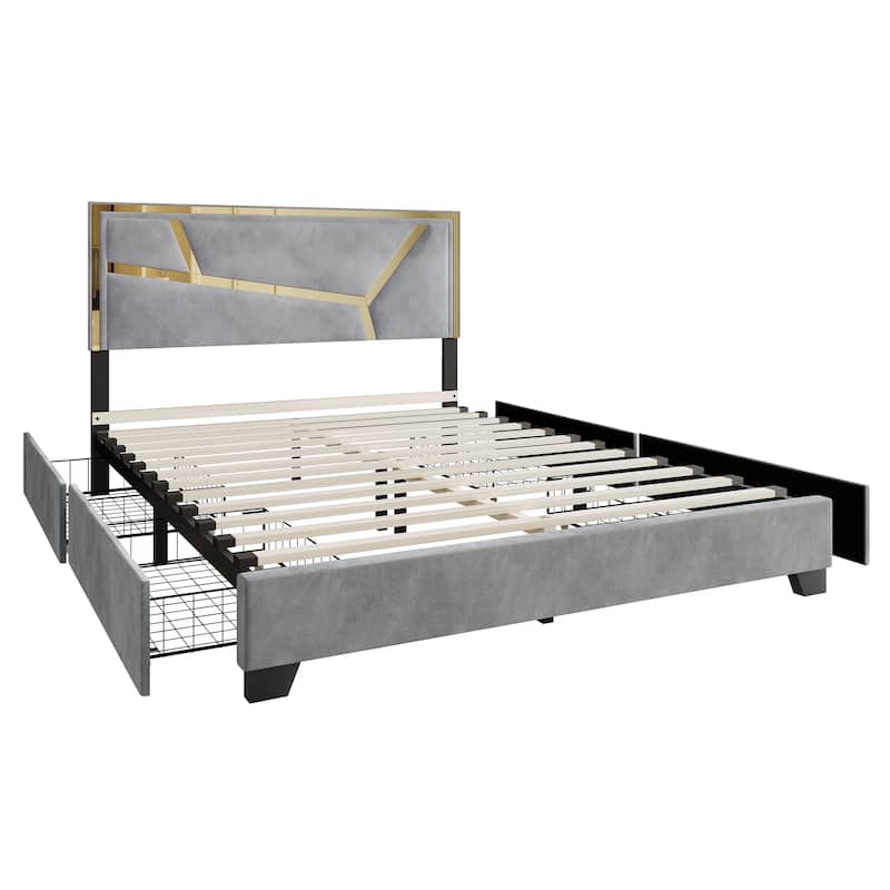 CraftPorch Elegance Platform Bed