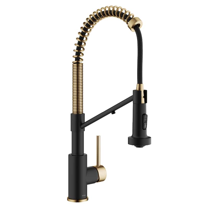 Kraus Bolden 2-Function 1-Handle Commercial Pulldown Kitchen Faucet