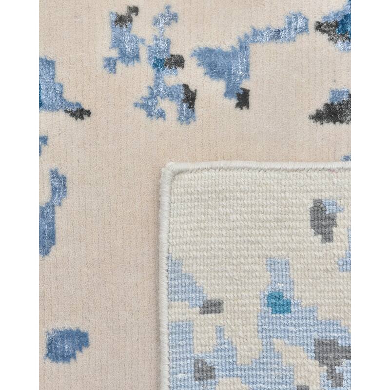 Overton Handmade Modern Contemporary Abstract Area Rug