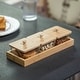preview thumbnail 3 of 9, Basicwise Glass Jars with Bamboo Lids and Wooden Tray – Rectangular Charcuterie, Snack Organizer and Fruit Platter for Party