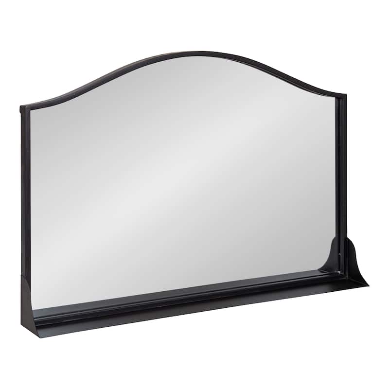 Kate and Laurel Gramera Arch Wall Mirror - 32x22 - Black