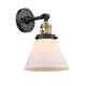 Option Black Antique Brass / Matte White