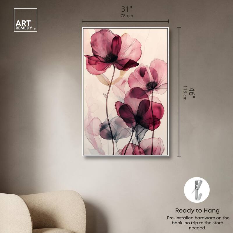 Filigree Flora I Canvas by Art Remedy