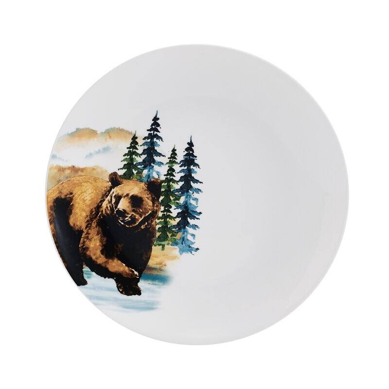 Studio Nova Woodland Animals 12-Piece Dinnerware Set, Service for 4