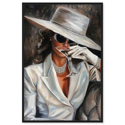 Time for a Martini Canvas by Art Remedy