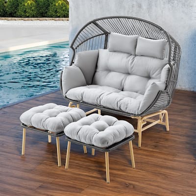 Pocassy Outdoor Egg Chair Garden Funiture