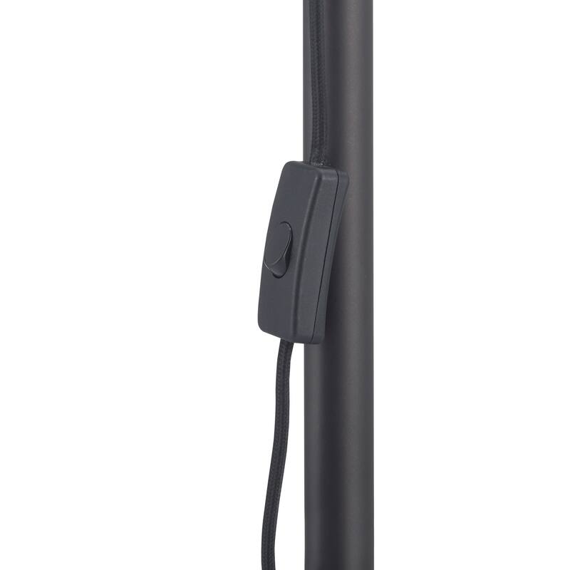 68.3" Arched Floor Lamp with Rotatable Light Head and Metal Base