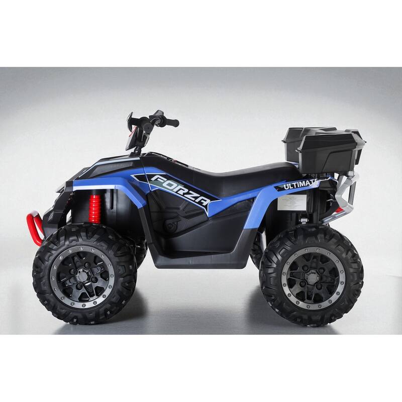 24V 4WD Kids Electric ATV 4 Wheeler with 2 Seats, 4x200W Motors, Bluetooth, EVA Foam Tires, Suspension & 6MPH Speed