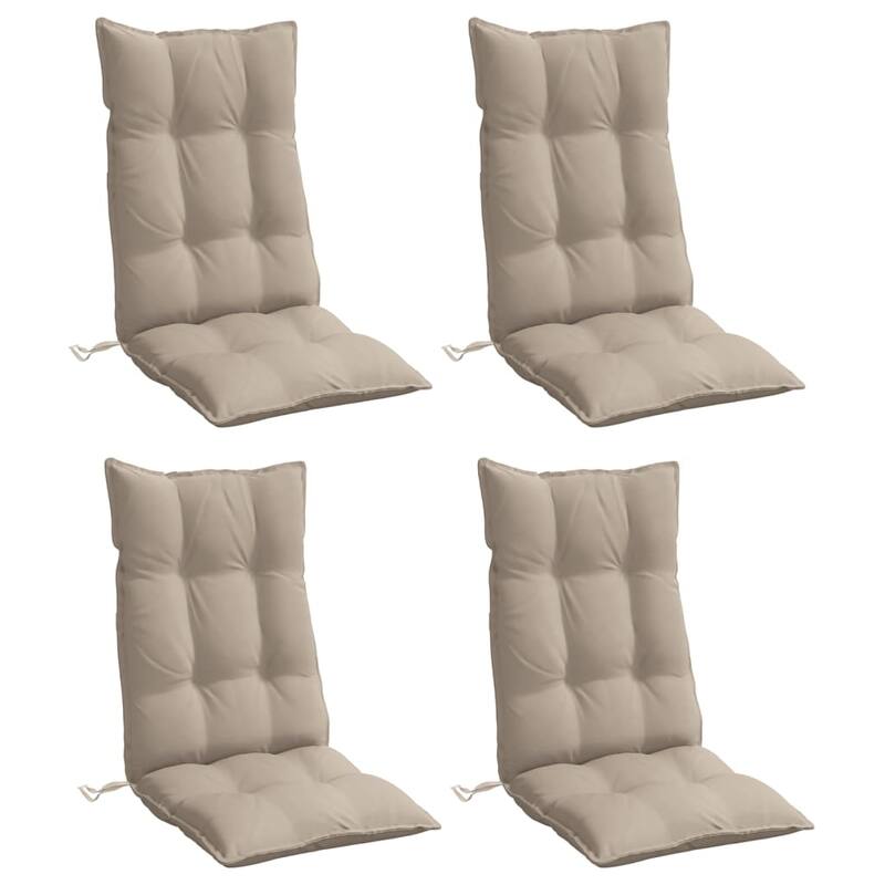 vidaXL Highback Chair Cushions Seat Pad Outdoor Patio Garden Oxford Fabric - 19.7 x 47.2 x 2.8 in