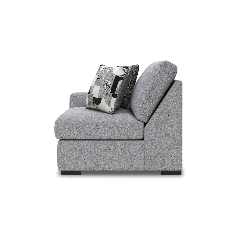 Signature Design by Ashley Bealton Gray 2-Piece Sectional - 100" W x 44" D x 41" H