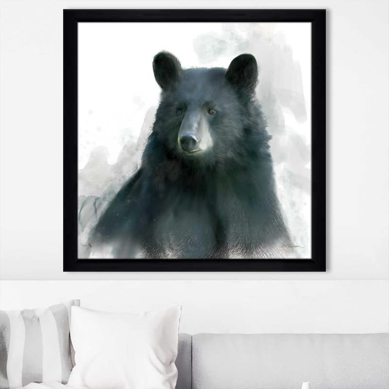 "Rainsoft Bear" by Carol Robinson Print on Acrylic