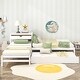 preview thumbnail 20 of 25, Full Size L-shaped Platform Beds with Drawers Linked with Built-in Rectangle Table and Twin Size Trundle.