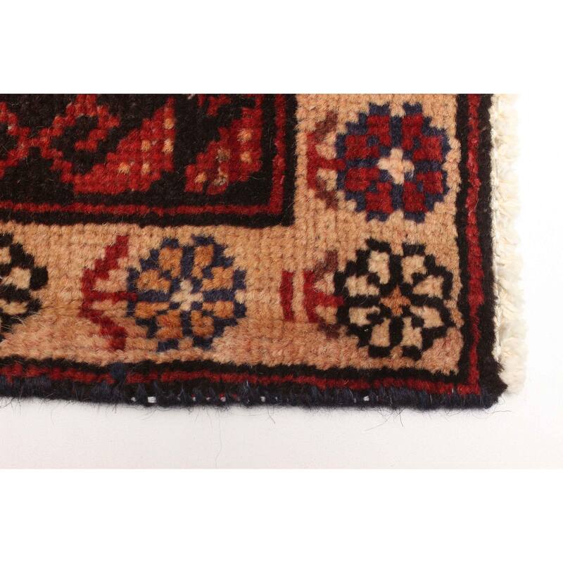 ECARPETGALLERY Hand-knotted Antalya Vintage Dark Red Wool Rug - 4'9 x 6'5