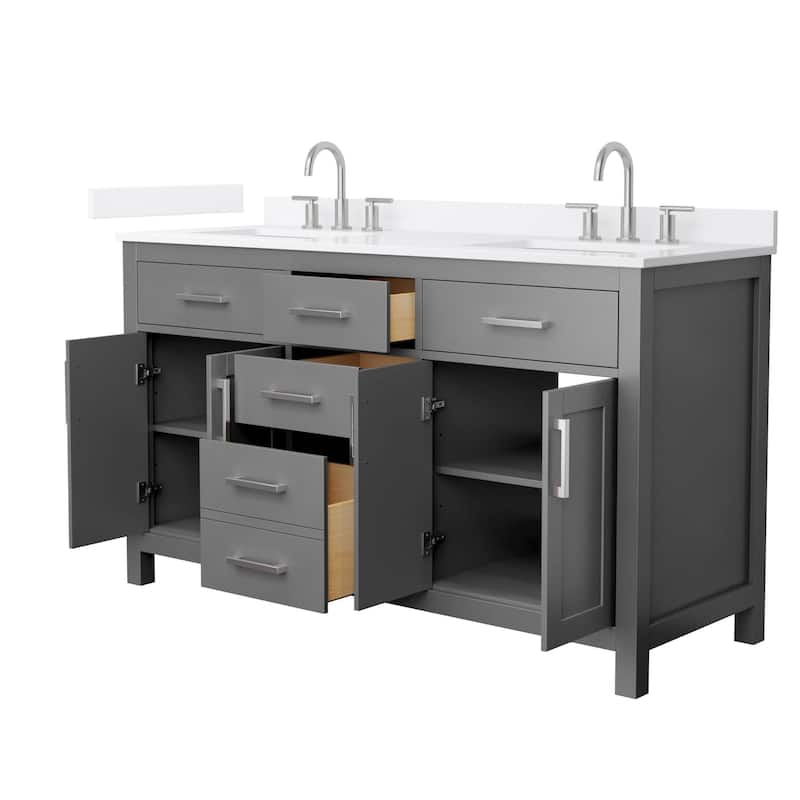 Wyndham Collection WCG2424-60D-QTZ-US3MXX Beckett 60" Free Standing