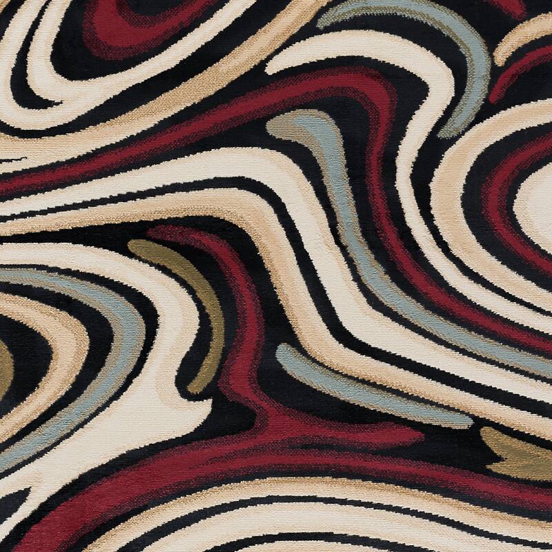 Lagoon Modern & Contemporary Abstract Indoor Area Rug