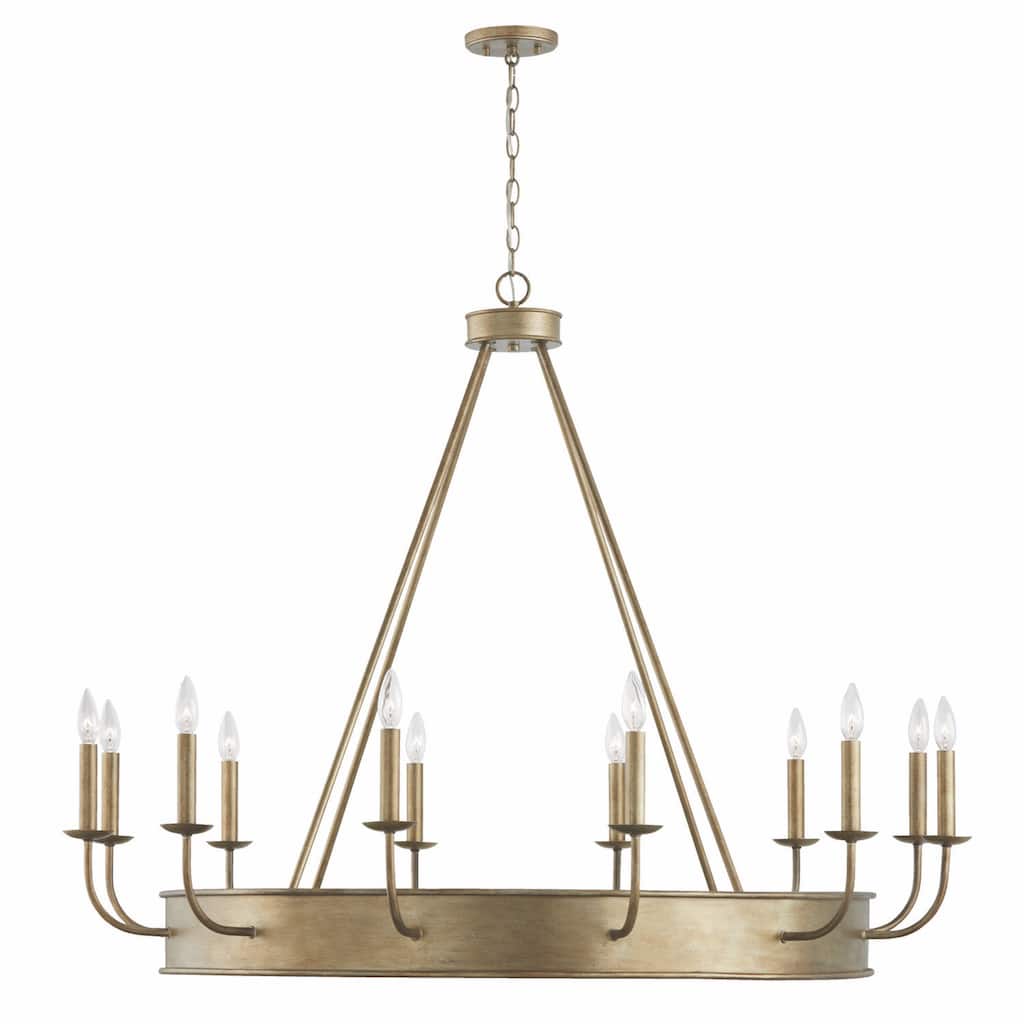 Nole 12-light Mystic Luster Hanging Chandelier