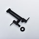 preview thumbnail 3 of 3, Brass Folding Faucet Wall Mount Kitchen Faucet Two Handles Black