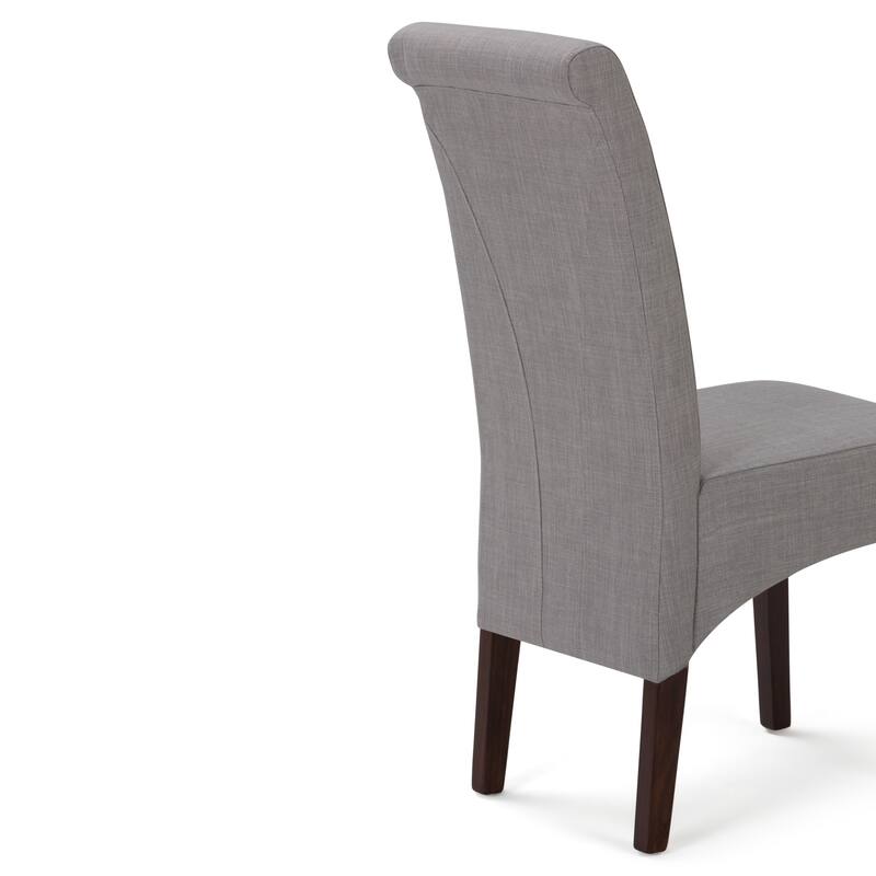 WYNDENHALL Franklin Transitional Deluxe Parson Dining Chair (Set of 2) - 17.7"w x 19.7"d x 40.2"h