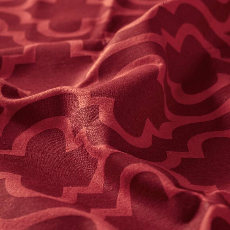 Superior Flannel Cotton Trellis Pocket Bed Sheet Set