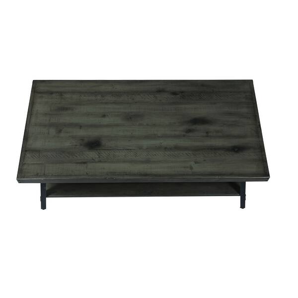 Shop Carbon Loft Oliver Modern Rustic Wood Coffee Table On Sale