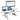 Mount-It! White Corner Standing Desk Converter -Height Adjustable 48" Wide Desktop w/Gas Spring Handle & Ergonomic Keyboard Tray