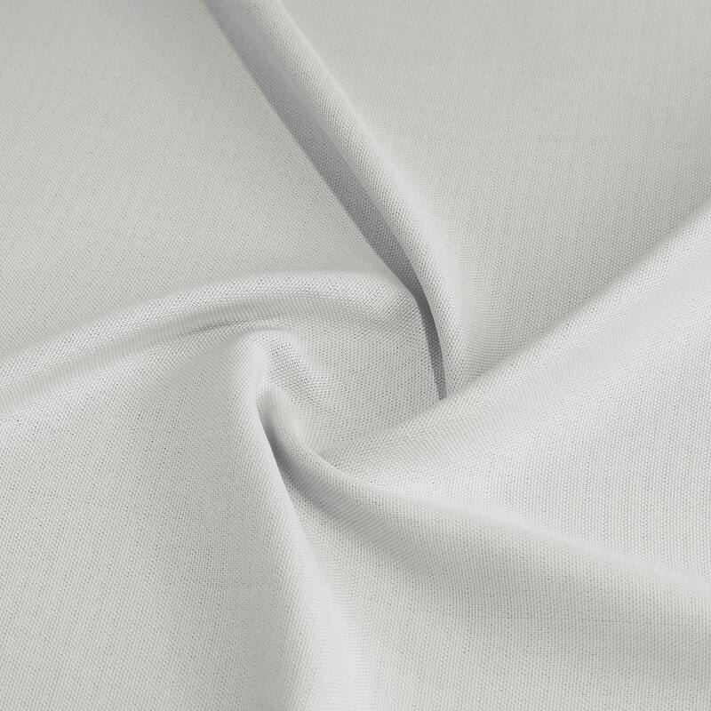 Exclusive Fabrics Grommet Textured Faux Linen Room Darkening Curtains for Bedroom & Living Room Curtains (1 Panel)